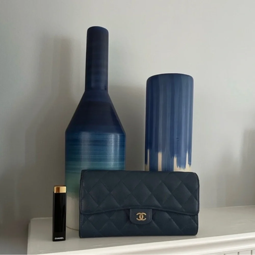 CHANEL TIMELESS CLASSIC L-GUSSET FLAP WALLET